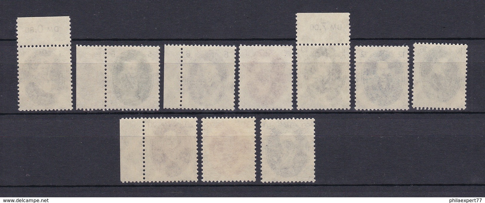 DDR - 1950 - Michel Nr. 261/270 - OR - Postfrisch - 159 Euro - Unused Stamps