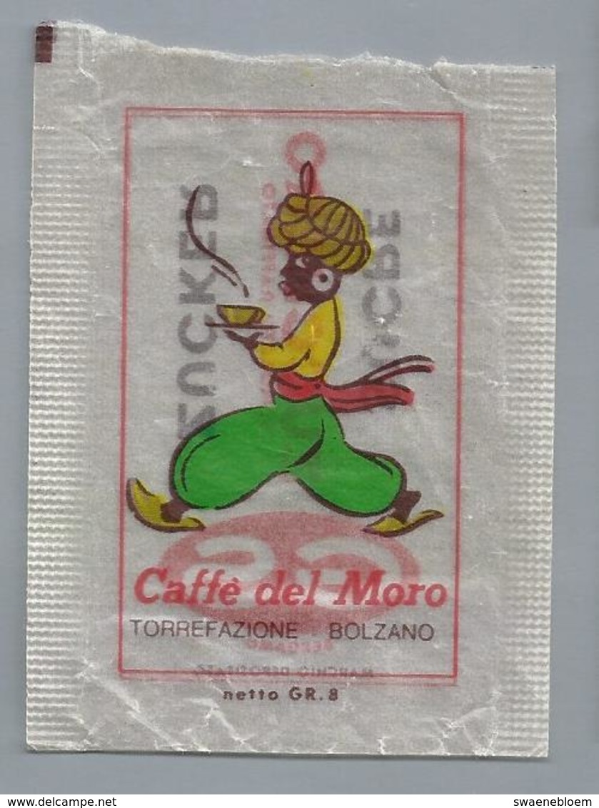 Suikerzakje.- CAFFÉ DEL MORO. TORREFAZIONE BOLZANO. Sugar Bag. Embalage De Sucre. Zucchero. Zucker - Suiker