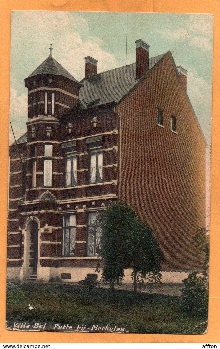 Putte Bij Mechelen Belgium 1908 Postcard - Putte