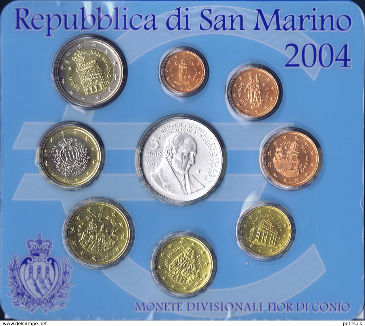 San Marino Euro Coins Set 2004 - San Marino