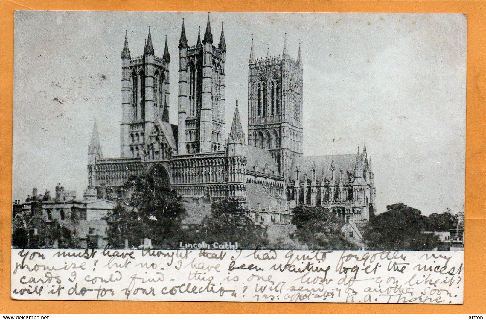 Lincoln UK 1902 Postcard - Lincoln