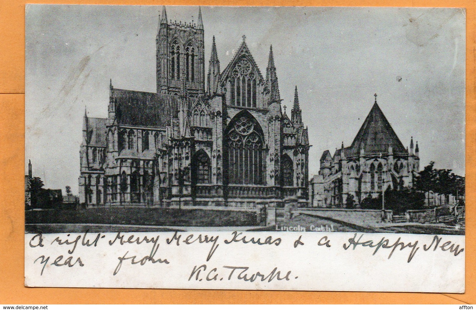 Lincoln UK 1902 Postcard - Lincoln