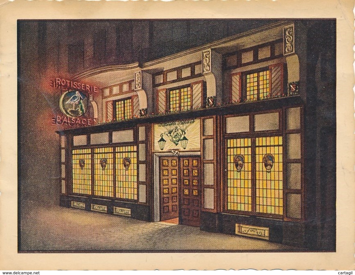 LOT 2 CP -Belgique - Bruxelles - Rôtisserie D'Alsace  - Vues Diverses - Envoi Gratuit - Loten, Series, Verzamelingen