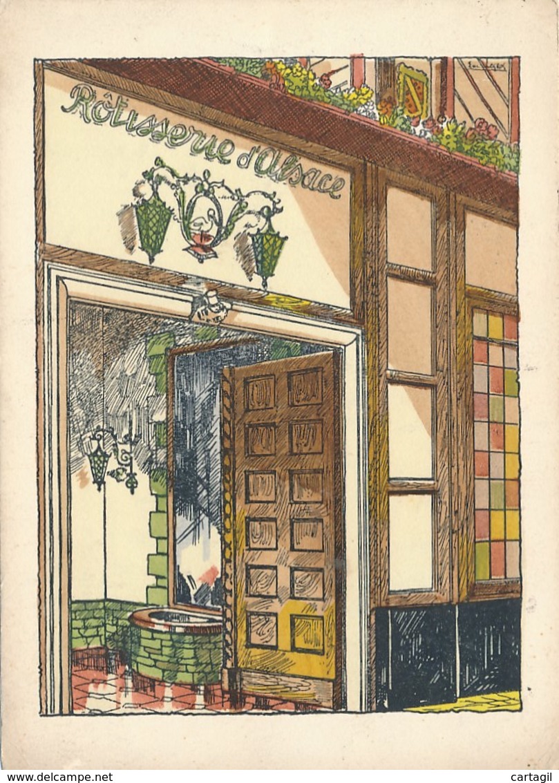 LOT 2 CP -Belgique - Bruxelles - Rôtisserie D'Alsace  - Vues Diverses - Envoi Gratuit - Loten, Series, Verzamelingen