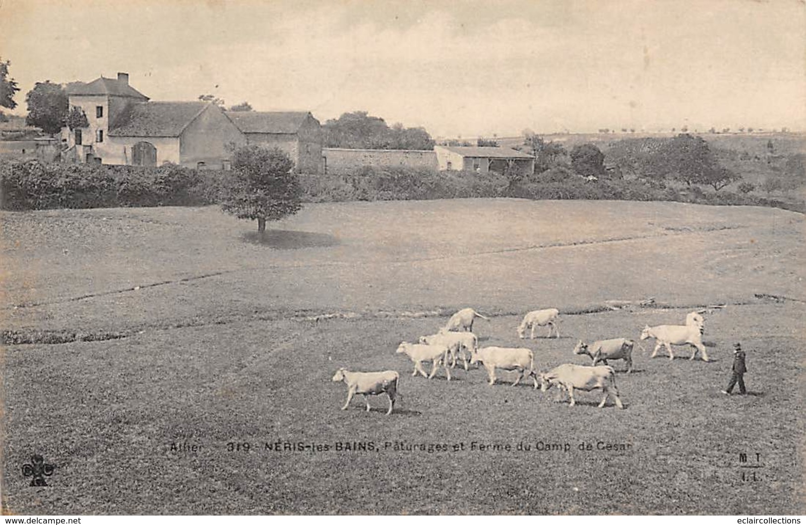 Néris Les Bains        03      Pâturages Et Ferme Du Camp De César     (voir Scan) - Neris Les Bains