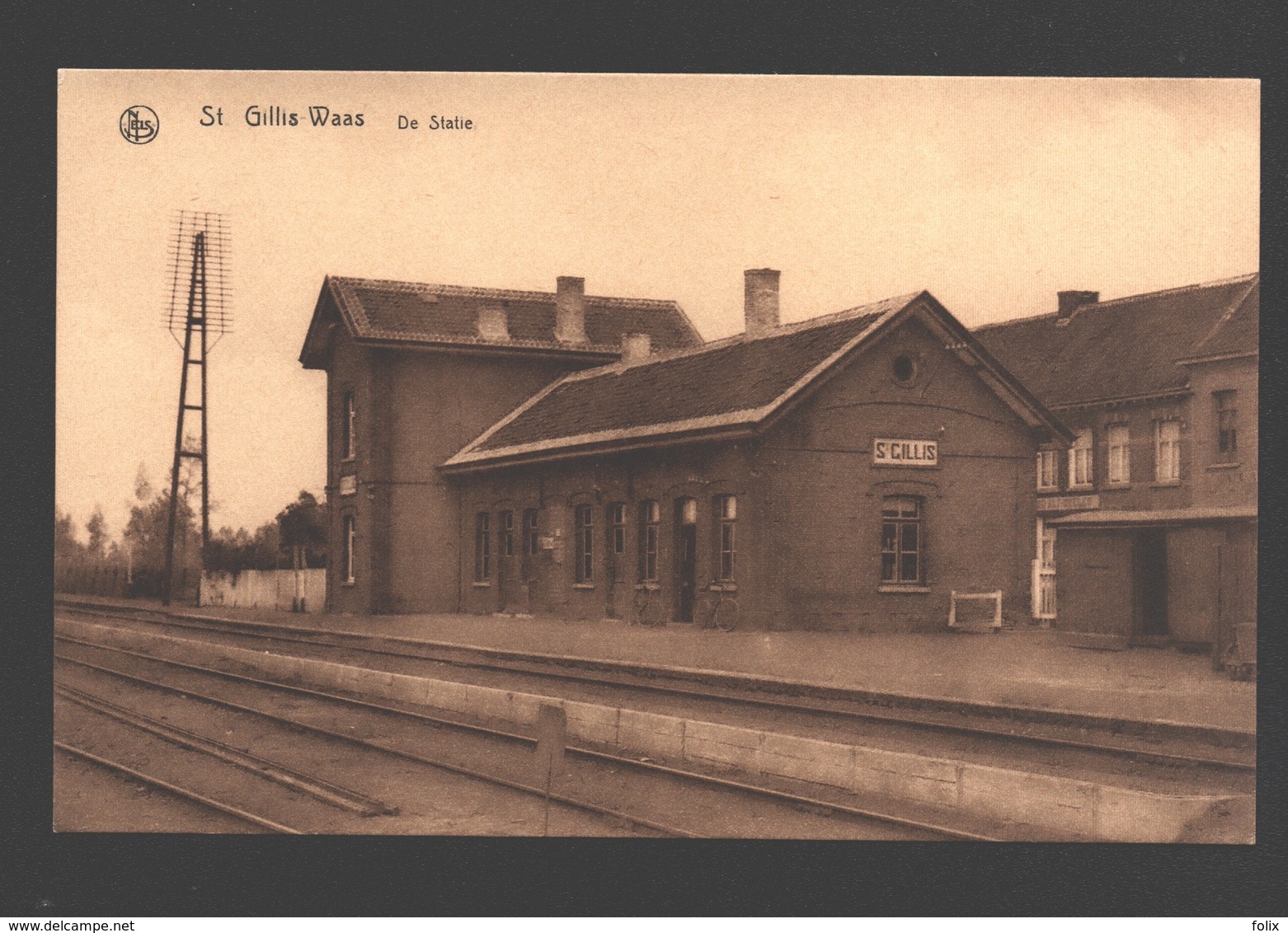 Sint-Gillis-Waas / St. Gillis-Waas - De Statie - Station / Gare - Sint-Gillis-Waas