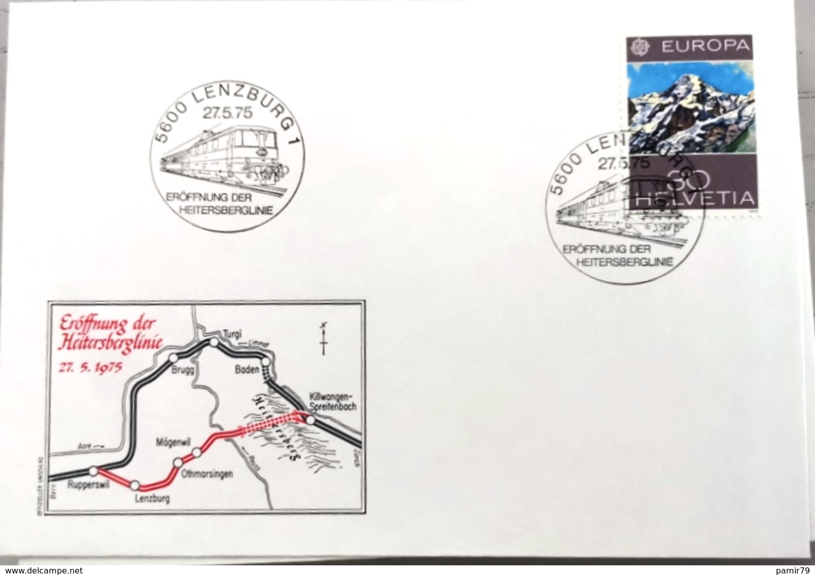 1975 Eröffnung Der Heiterbergslinie Sonderbeleg - Autres & Non Classés