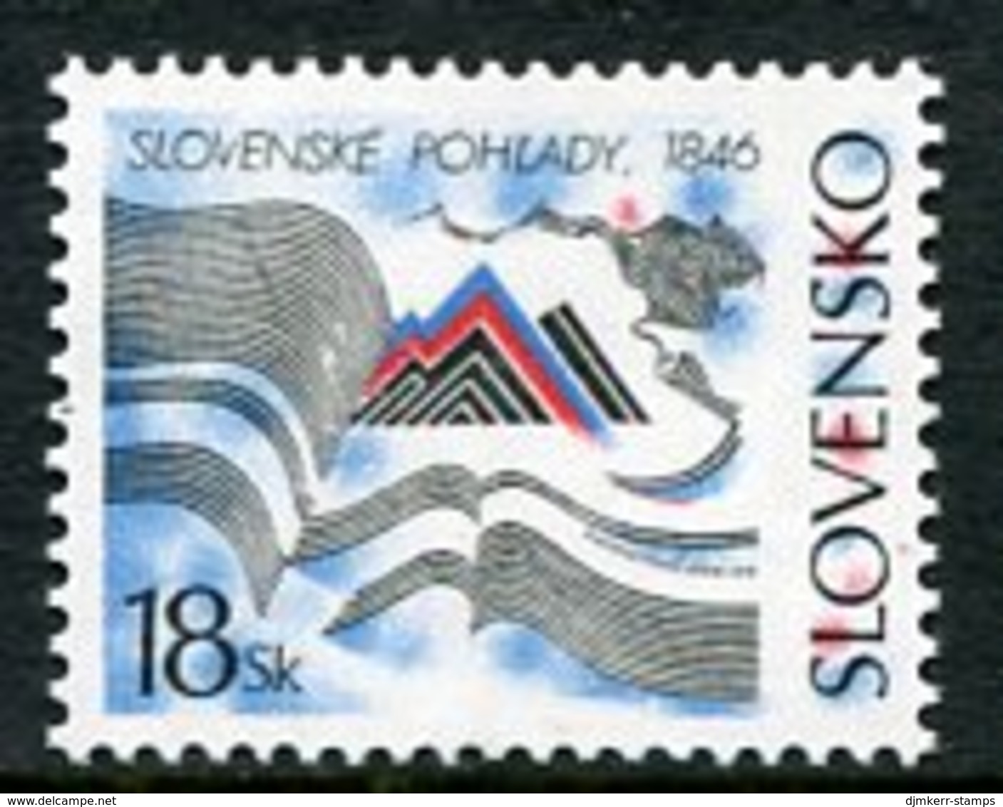 SLOVAKIA 1996 Literature Magazine Anniversary  MNH / **.  Michel 254 - Nuovi