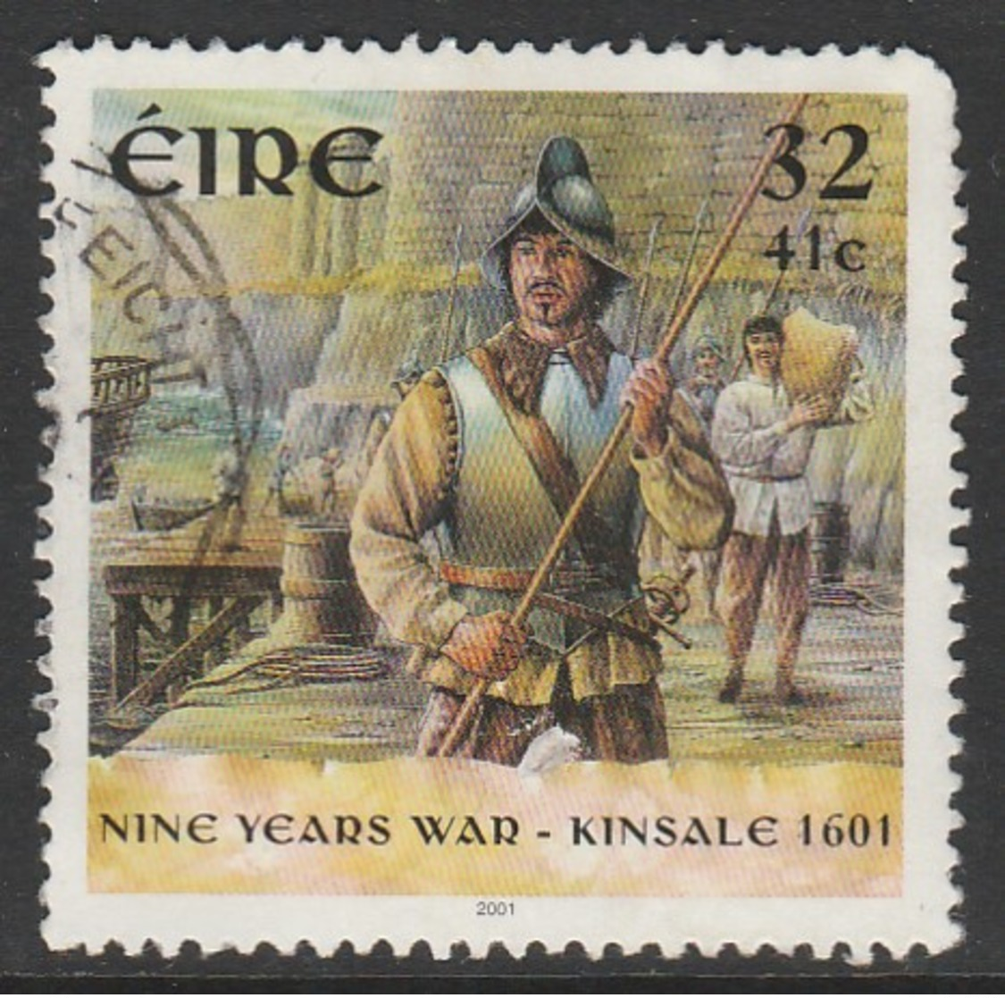 Ireland 2001 The 400th Anniv: Of The Battle Of Kinsale 1601 - Nine Years War 32/41P Multicoloured SW 1350 O Used - Used Stamps