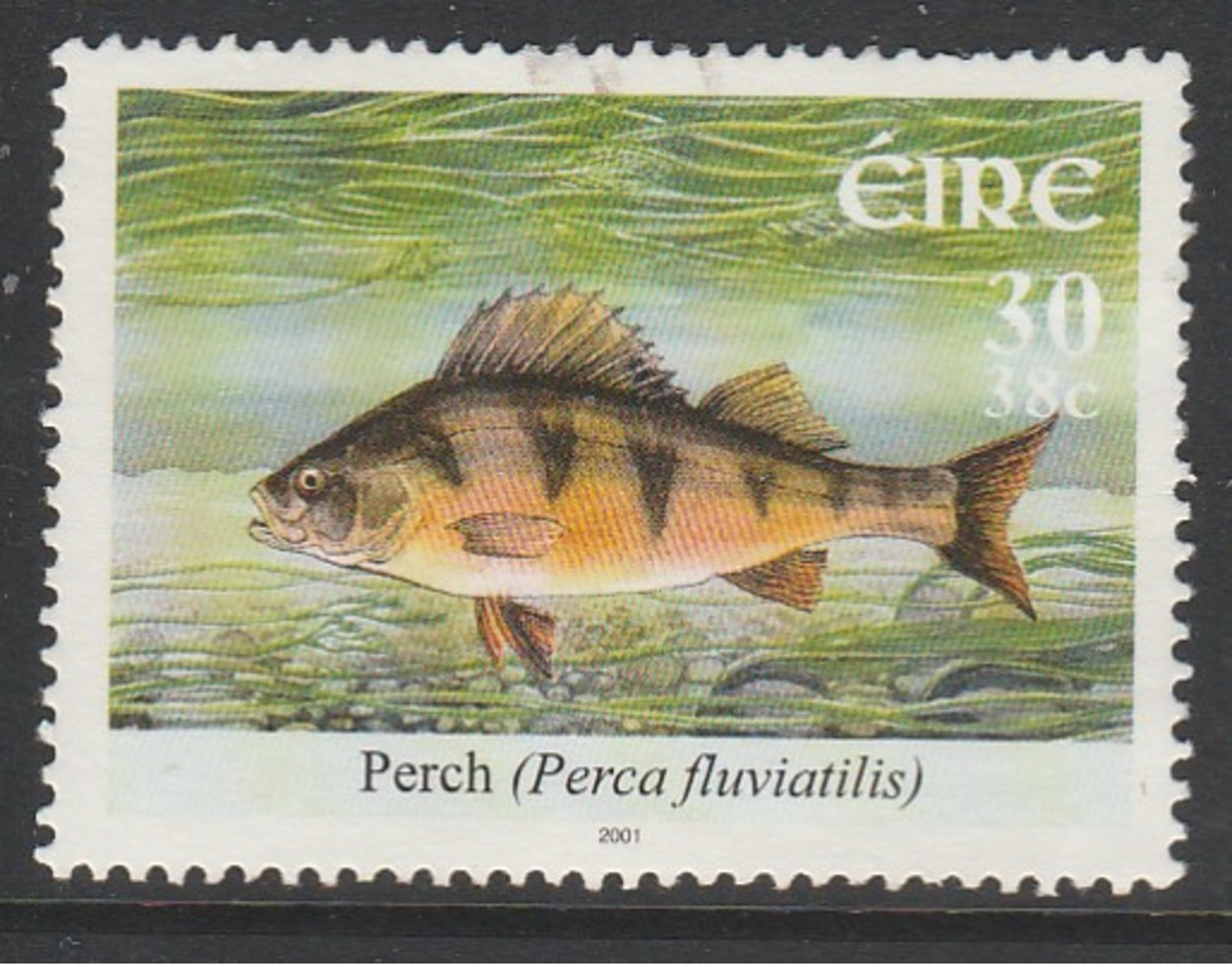 Ireland 2001 Freshwater Fish 30/38P Multicoloured SW 1370 O Used - Used Stamps