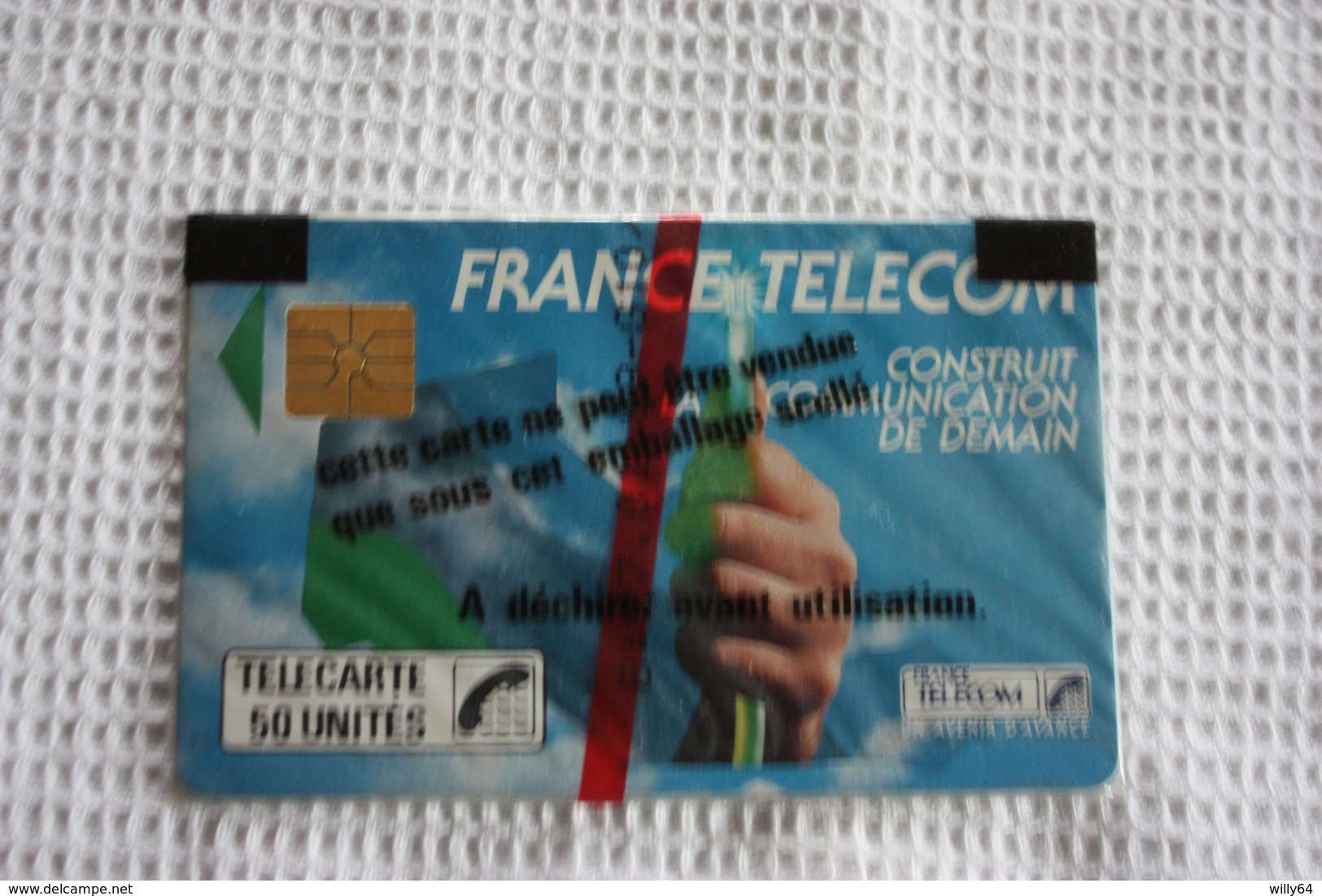 Télécarte France  F54  LILLE Fibre Optique   50u  GEM1  NSB - 1989