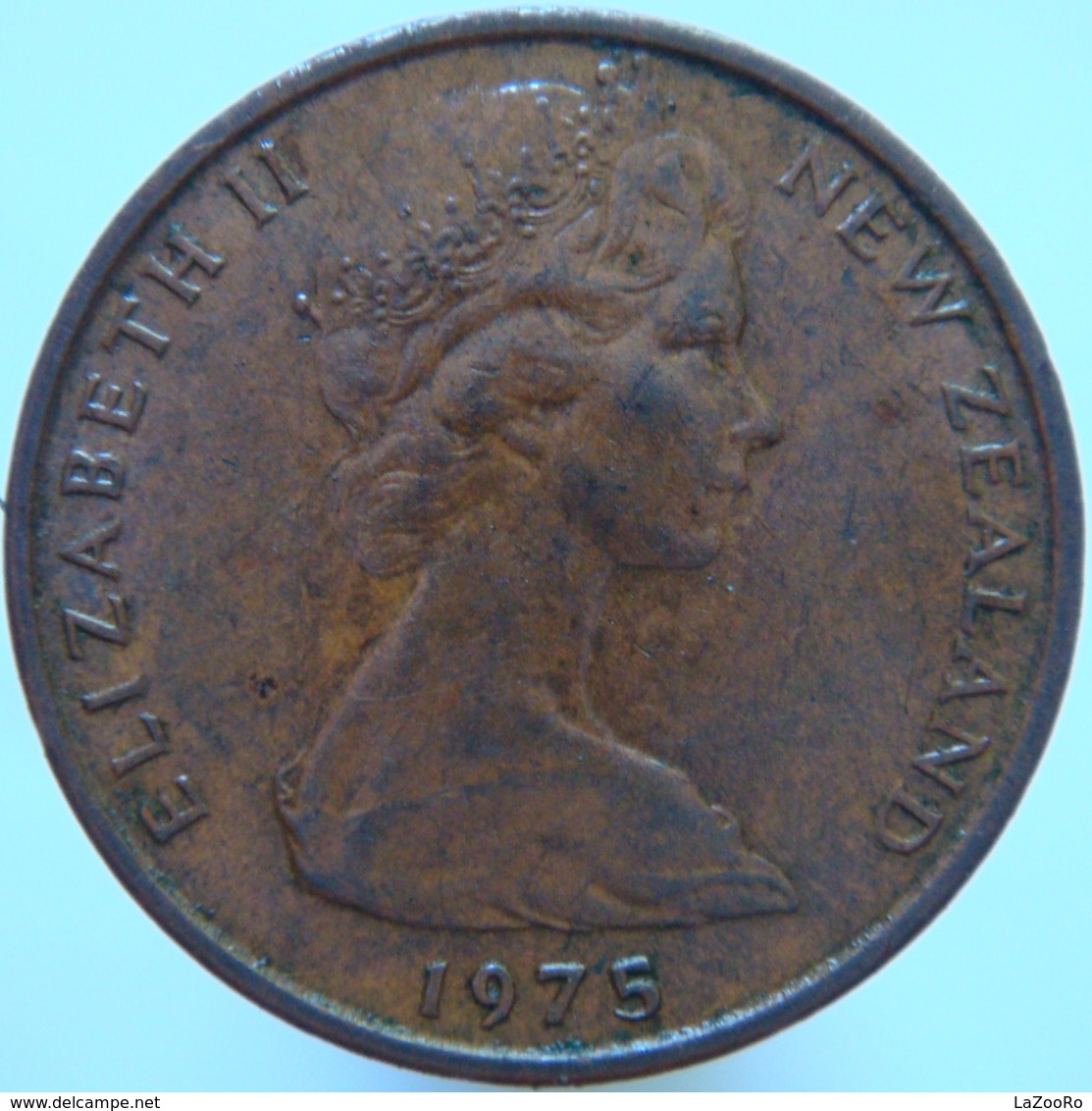 LaZooRo: New Zealand 1 Cent 1975 UNC - New Zealand