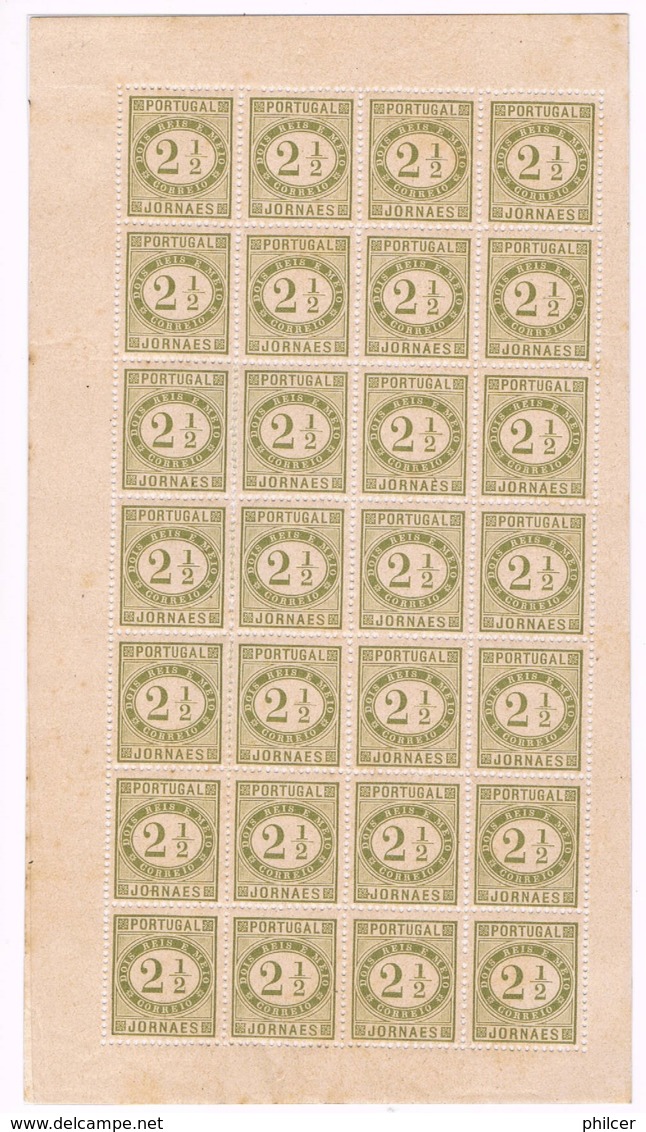 Portugal, 1876, # 48g Dent. 12 1/2, Algum Denteado Aberto, MH - Neufs