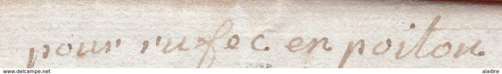 1780 - Marque Postale ST JEAN D ANGELY Sur Lettre Pliée Avec Corresp De 2 Pages Vers Maigné Près Rufec - 1701-1800: Précurseurs XVIII