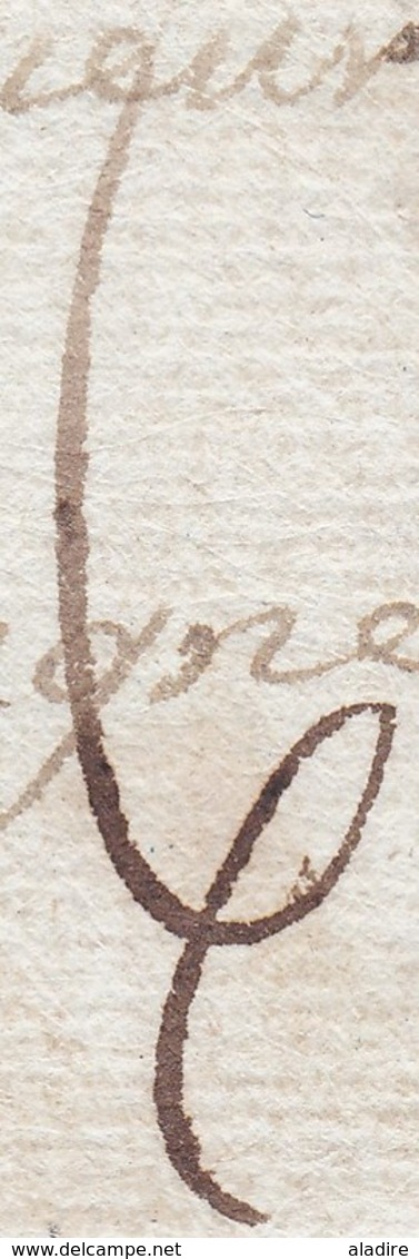 1780 - Marque Postale ST JEAN D ANGELY Sur Lettre Pliée Avec Corresp De 2 Pages Vers Maigné Près Rufec - 1701-1800: Precursors XVIII
