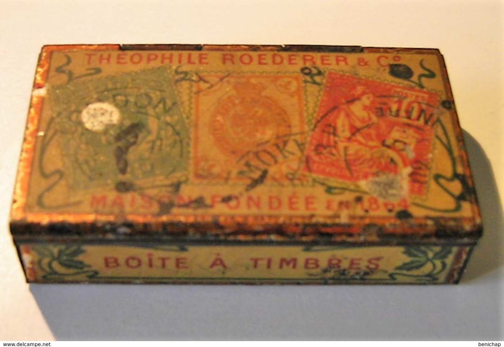 Boite à Timbres - 1864 - Champagne - Reims - Roederer. - Boites A Timbres