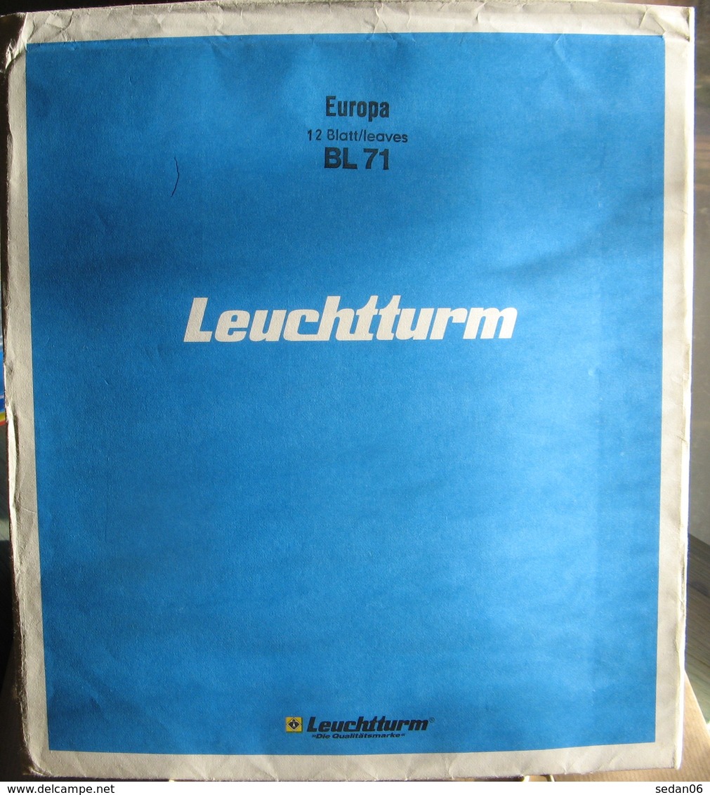 Leuchtturm - Feuilles BLANCO Titrée "EUROPA" (paquet De 12) - Blankoblätter