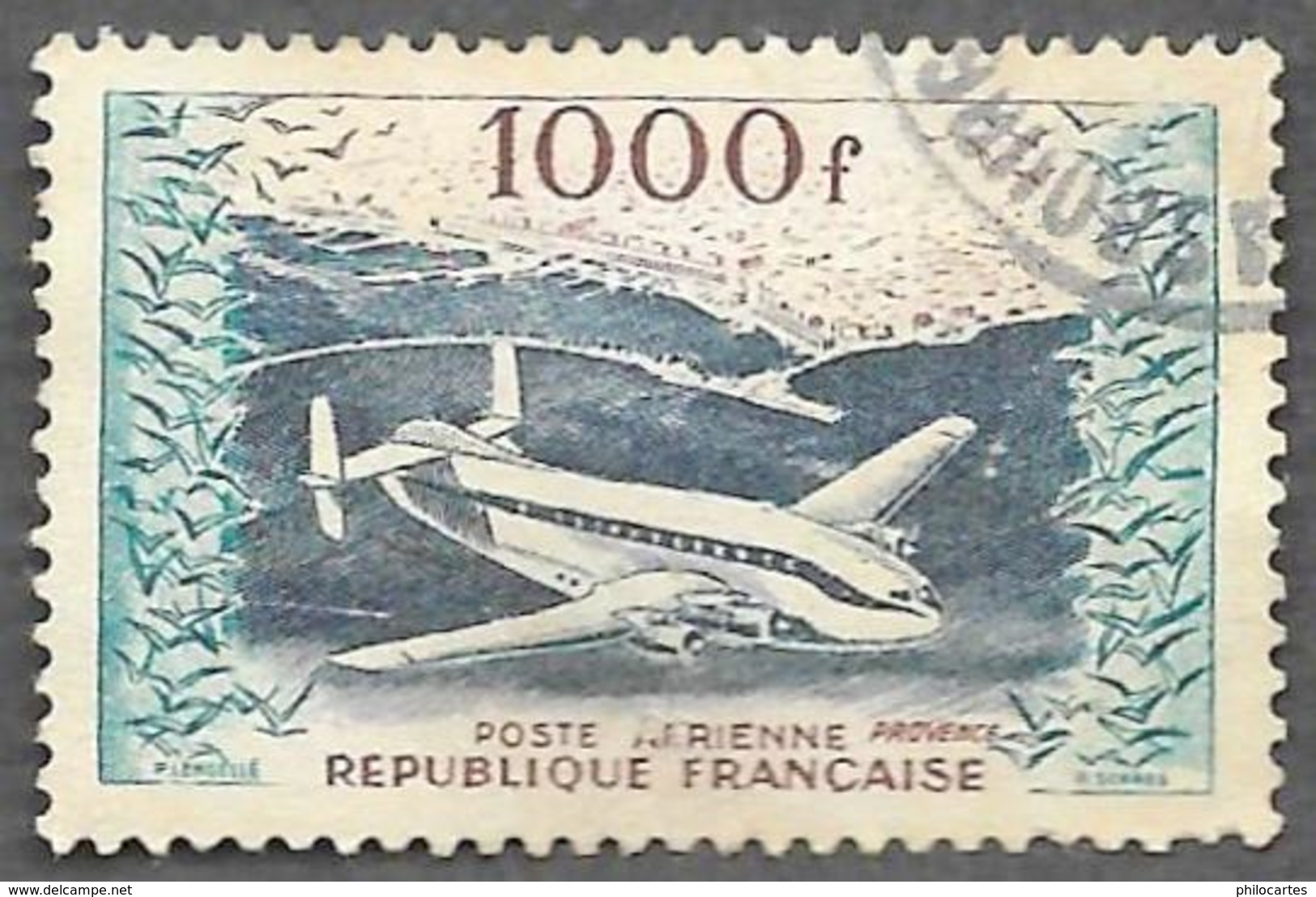 FRANCE  1954  -  PA 33 - Oblitéré - Cote 20e - 3° Choix - 1927-1959 Matasellados