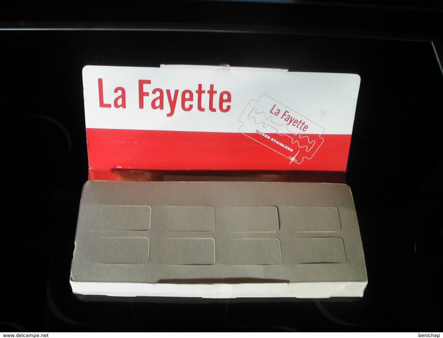 La Fayette - Silver Stainless - Présentoir Carton Complet - 20 Paquets Scellés De Lames De Rasoir. - Scheermesjes