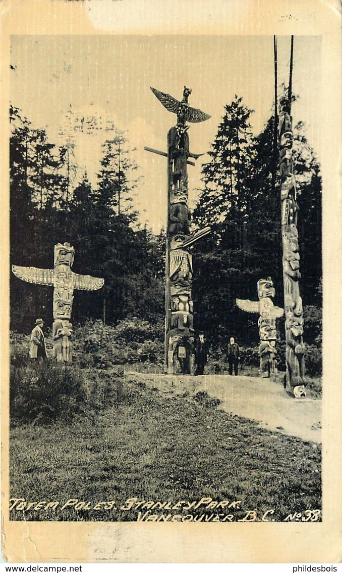 CANADA  VANCOUVER  TOTEM Stanley Park - Vancouver