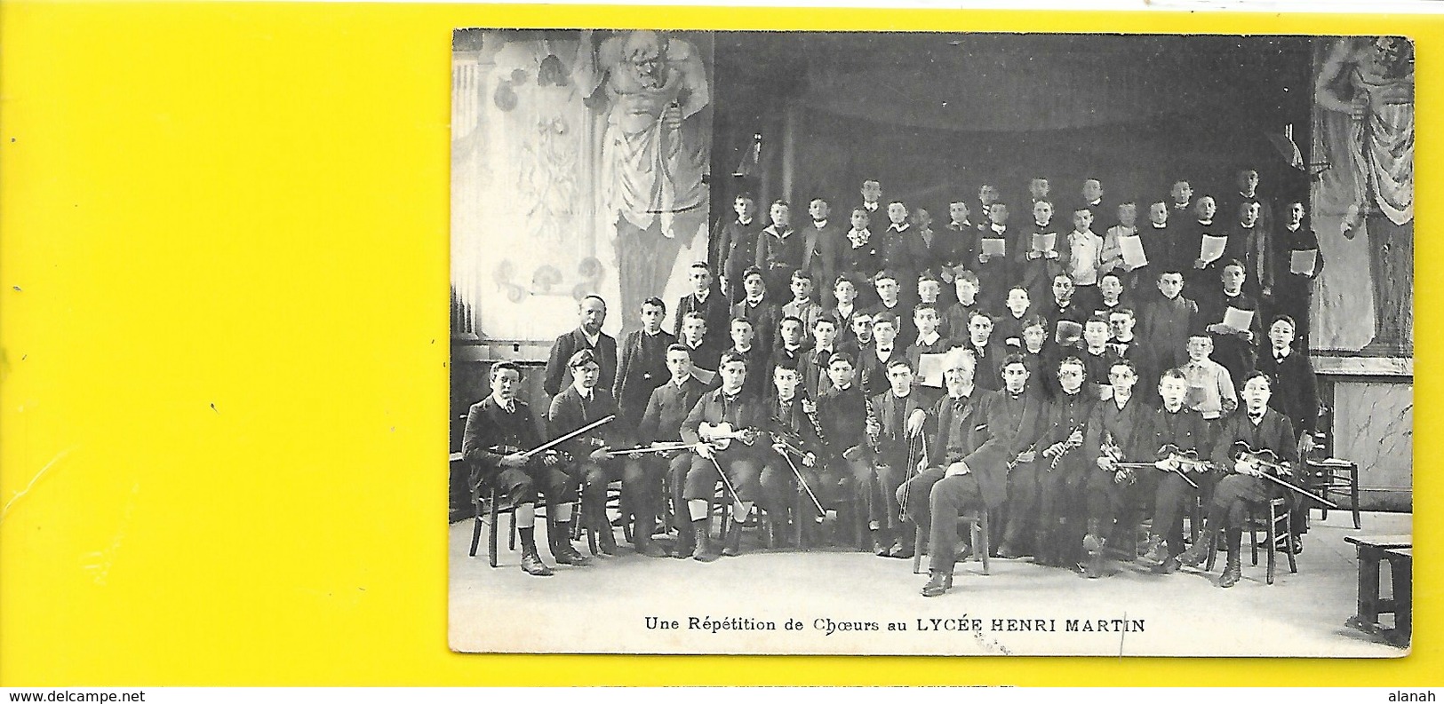 SAINT QUENTIN Rare Lycée H. Martin Répétition Musique (Cantelon) Aisne (02) - Saint Quentin