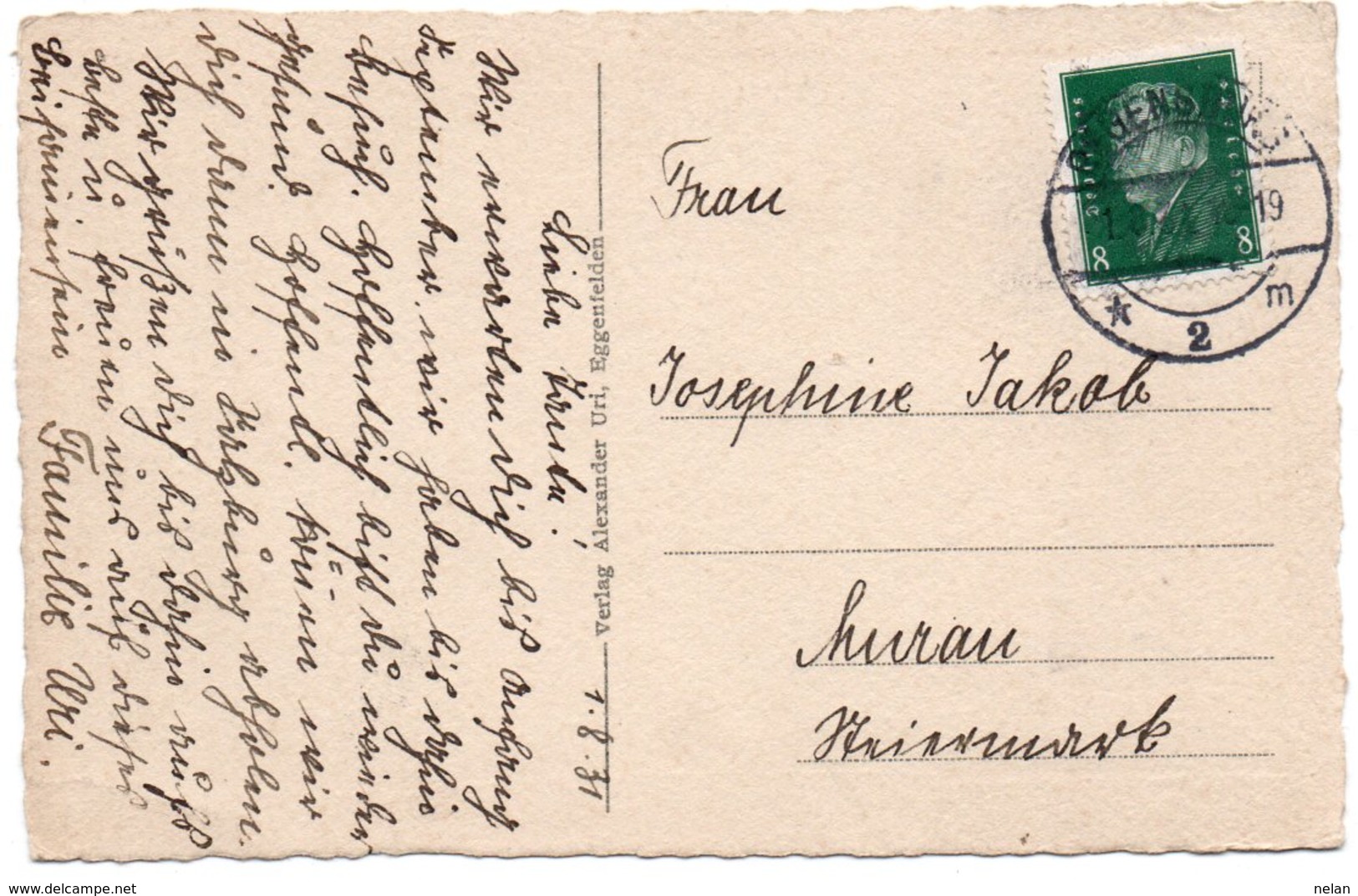 EGGENFELDEN -ST. SEBASTIAN AUS-1931 - Eggenfelden