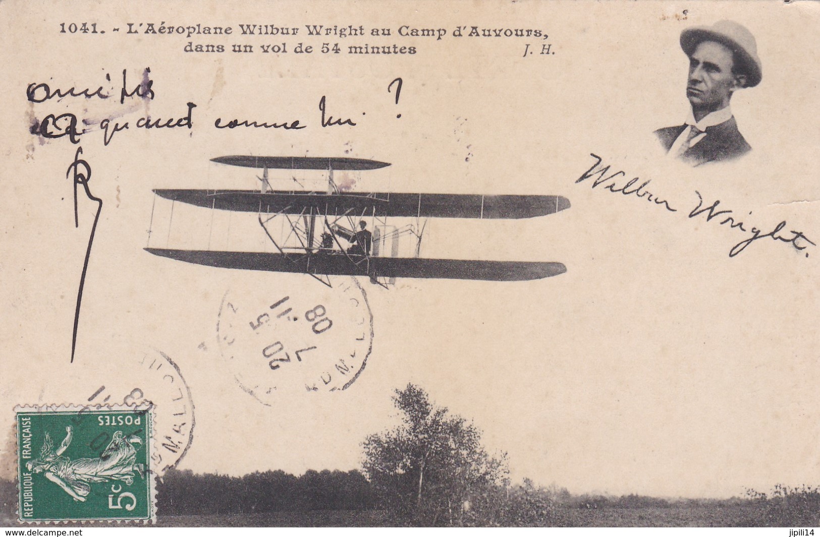 AEROPLANE WILBUR WRIGHT  ACHAT IMMEDIAT - Airmen, Fliers