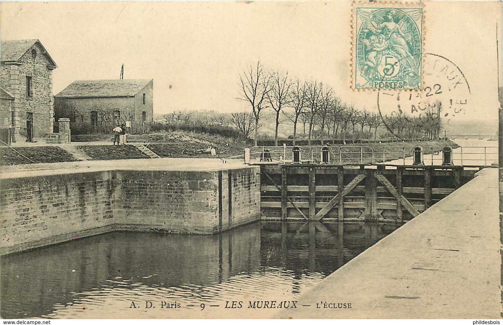 YVELINES  LES MUREAUX  L'écluse - Les Mureaux