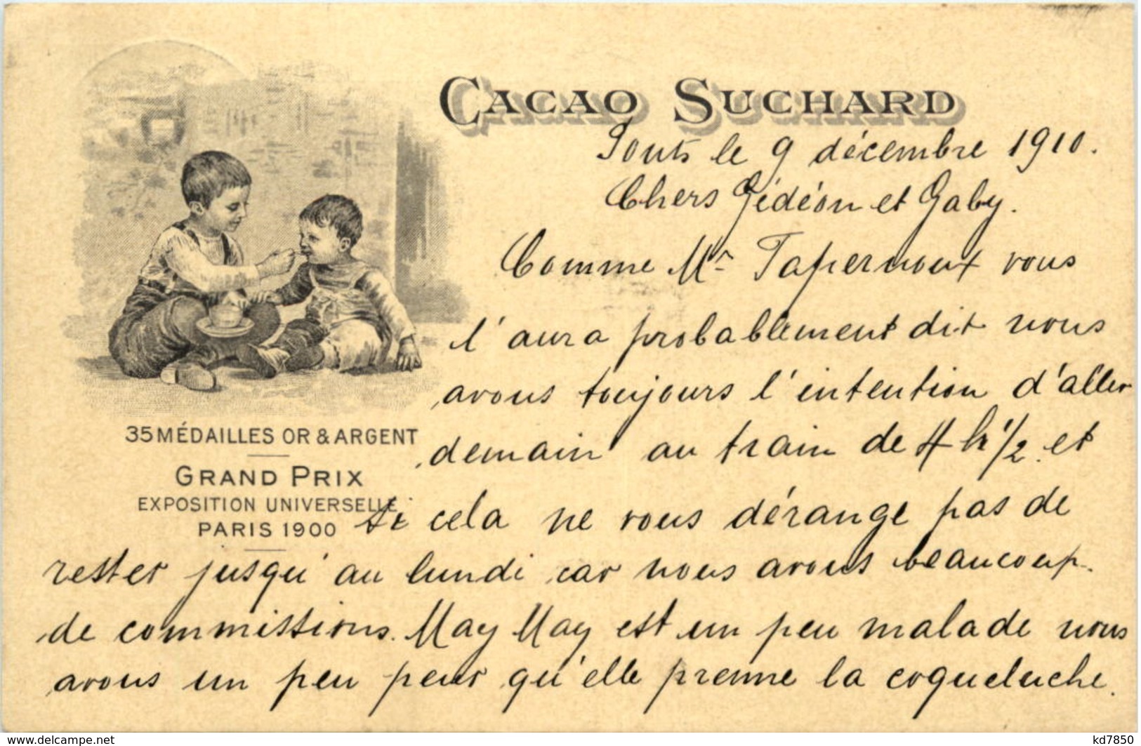 Paris - Exposition 1900 - Suchard - Publicidad