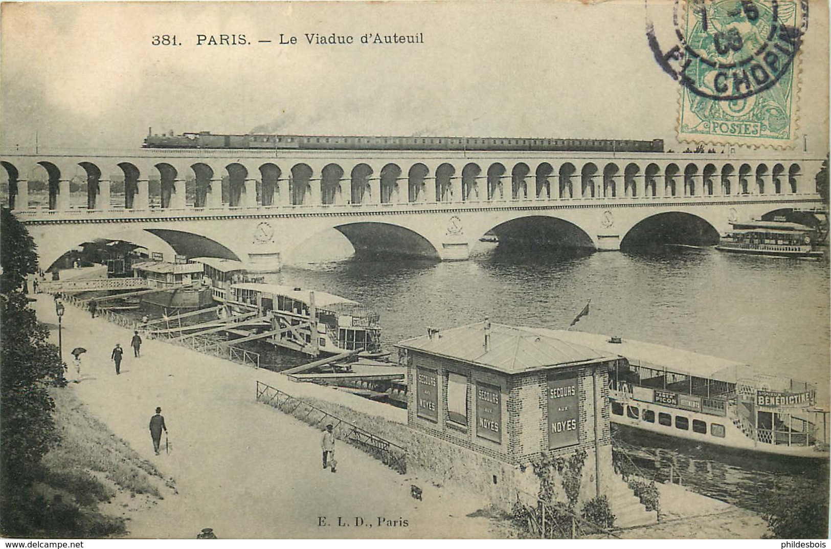 PARIS  LE VIADUC D'AUTEUIL   Train - Bridges