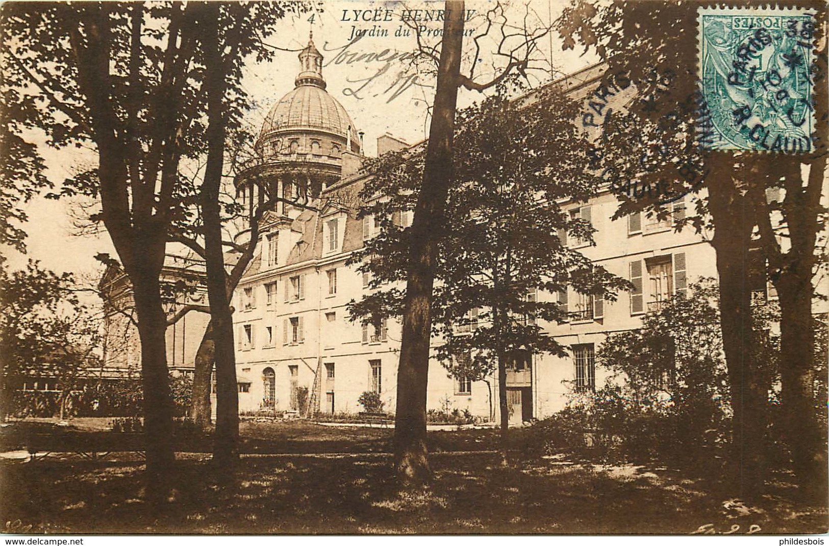 PARIS LYCEE HENRI IV  Ensemble De 4 Cartes Postales - Enseignement, Ecoles Et Universités