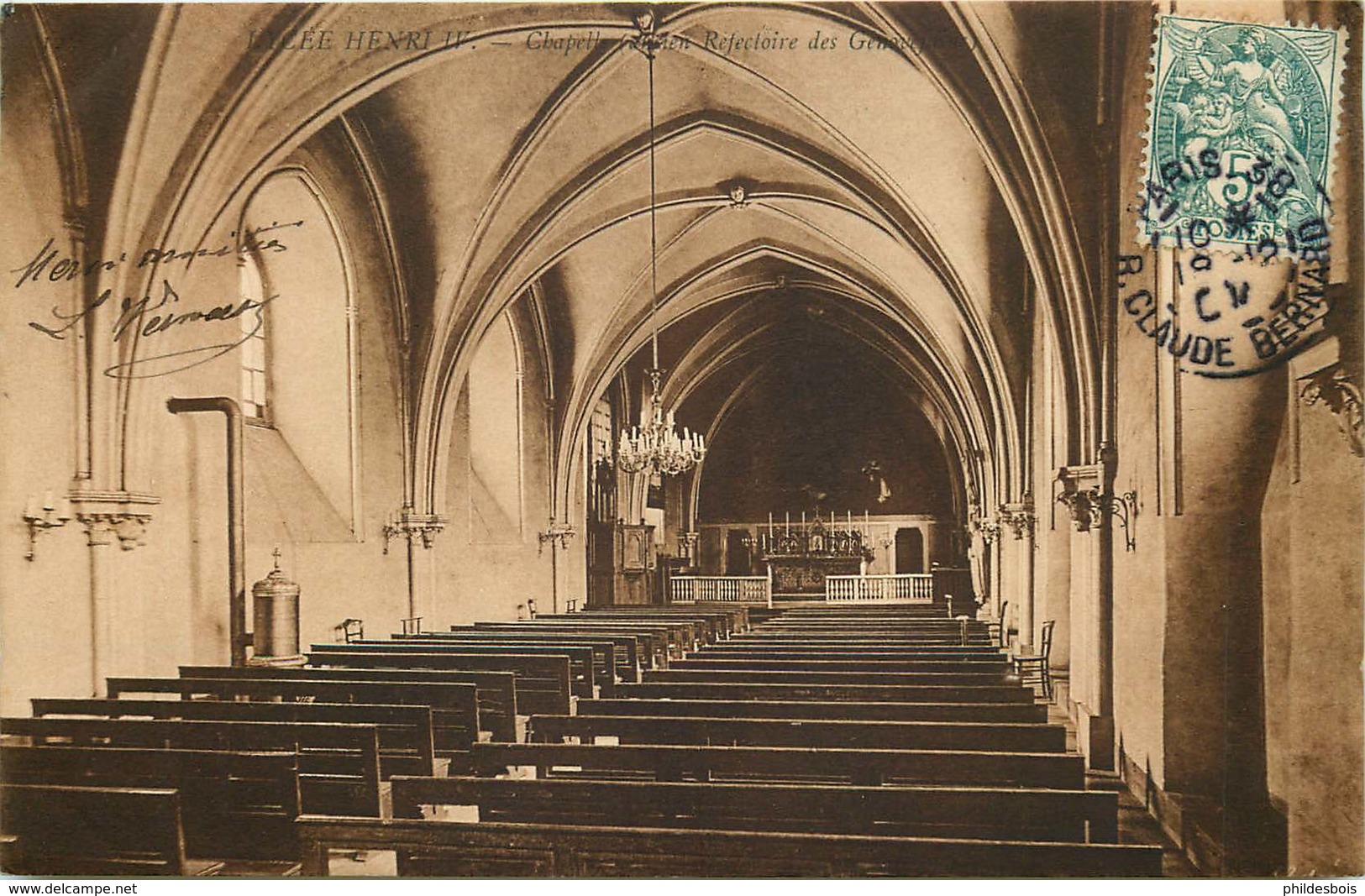 PARIS LYCEE HENRI IV  Ensemble De 4 Cartes Postales - Enseignement, Ecoles Et Universités