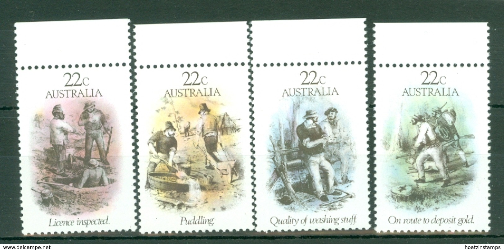 Australia: 1981   Gold Rush Era    MNH - Mint Stamps