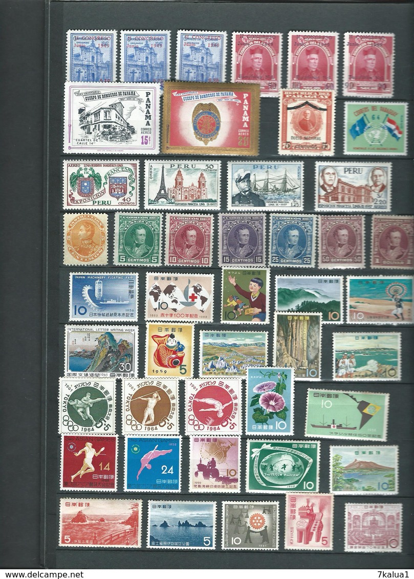 Classeur 20 Pages, Tout En Timbres Neufs ** Divers Pays. - Collections (with Albums)