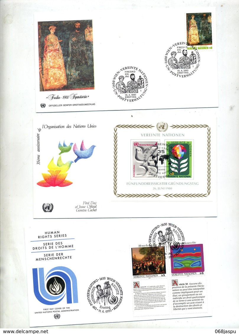 Lot Lettre Fdc à Voir - FDC