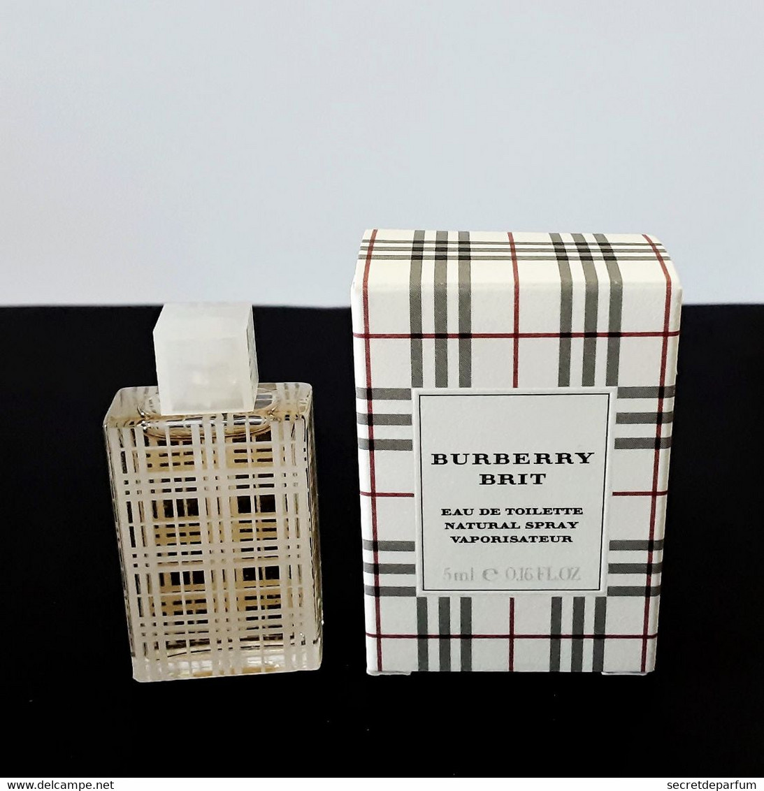 Miniatures De Parfum BURBERRY BRIT   EDT   5 Ml + Boite - Miniatures Femmes (avec Boite)