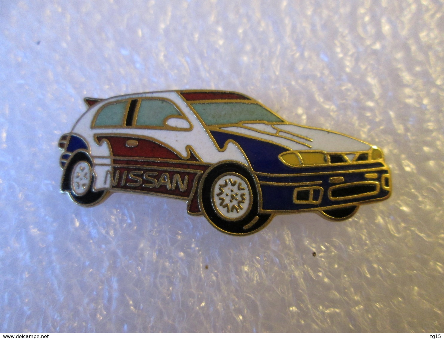 PIN'S   NISSAN  SUNNY GTI R    RALLYE  Email Grand Feu - Andere & Zonder Classificatie