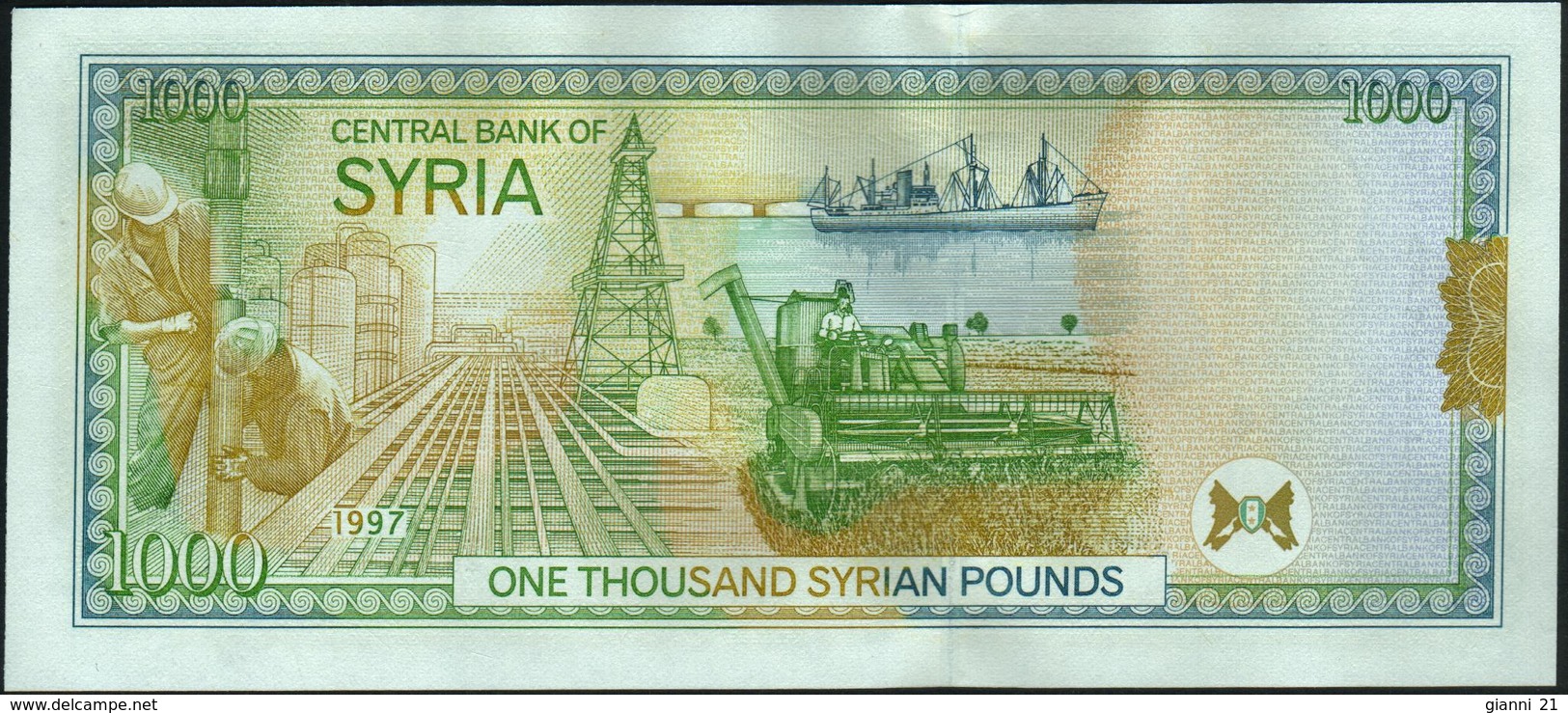 SYRIA - 1000 Pounds 1997 UNC P.111 - Syria