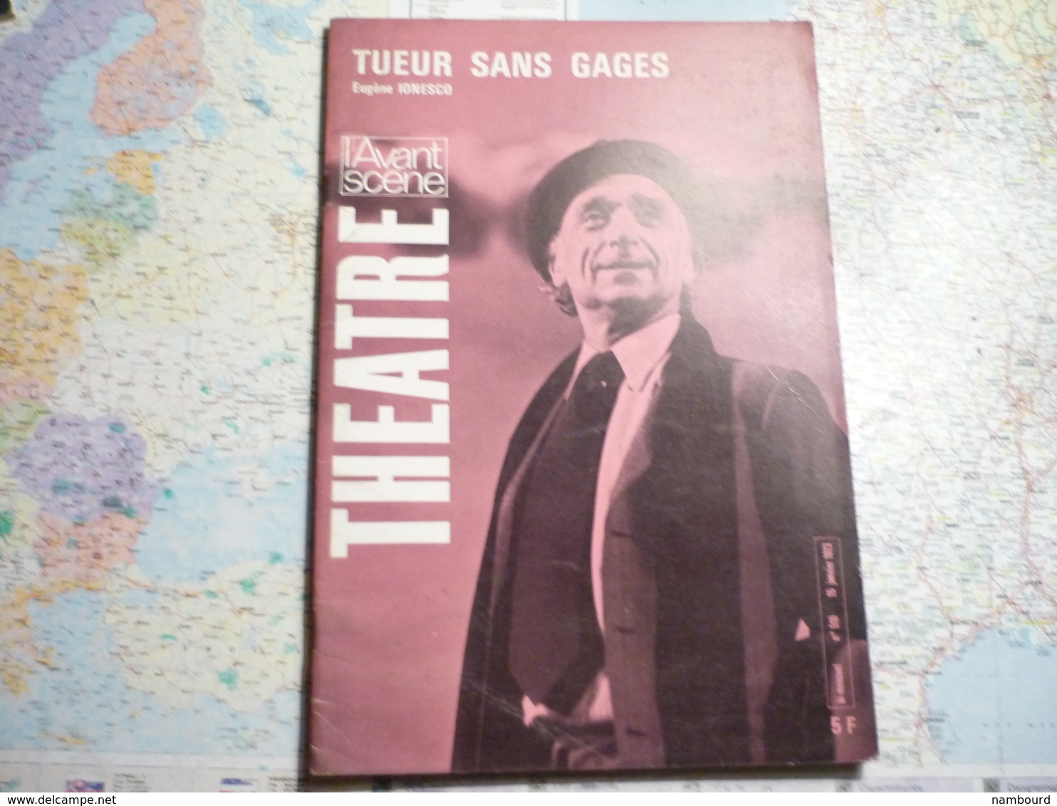 L'avant-scène Théâtre lot de 63 numéros consécutifs du N°501 (1-er Septembre 1972) au N°563 (1-er Mai 1975)