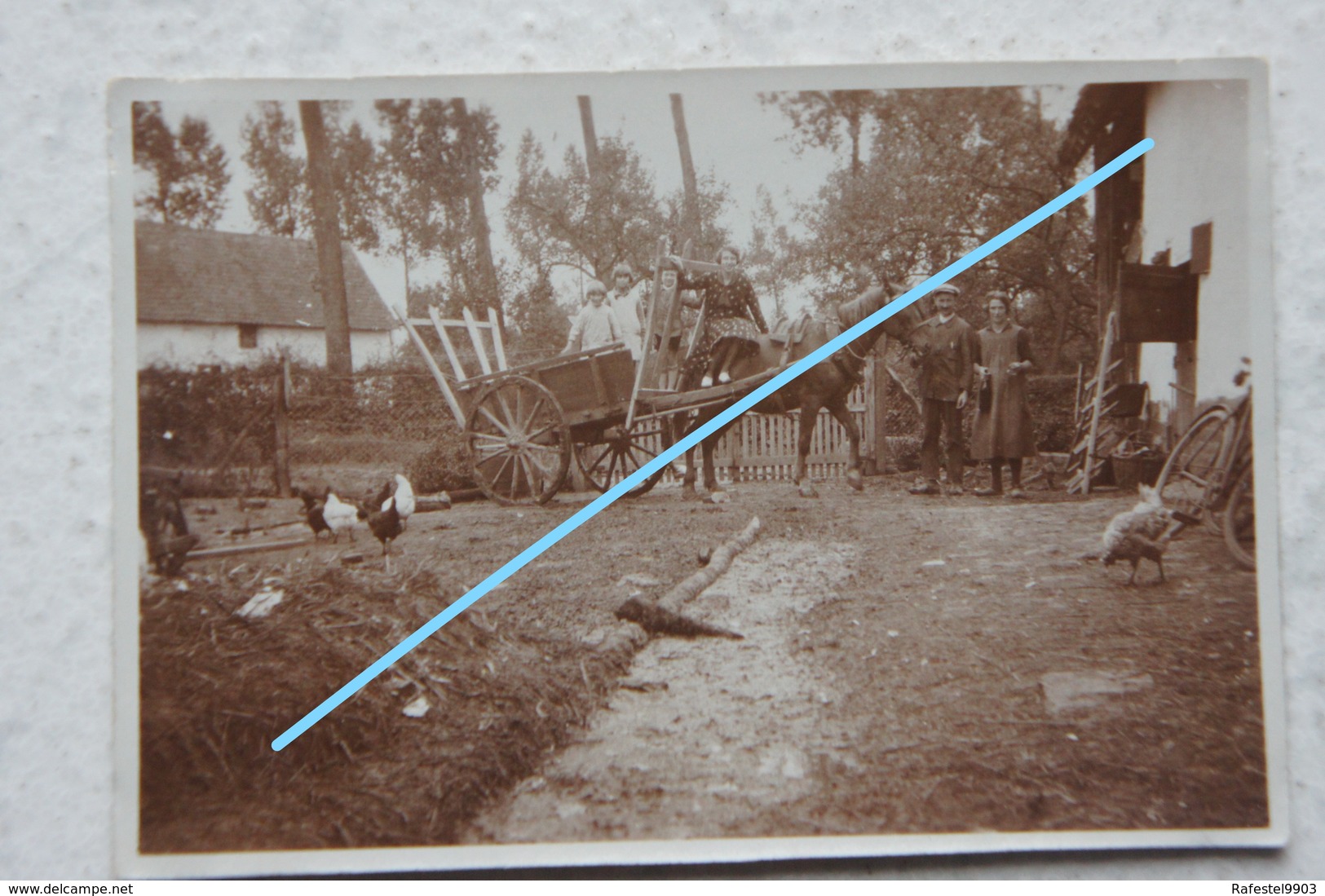 Photo SINT LAMBRECHTS HERK Regio Hasselt Cariole Ferme Hoeve  1931 - Lieux