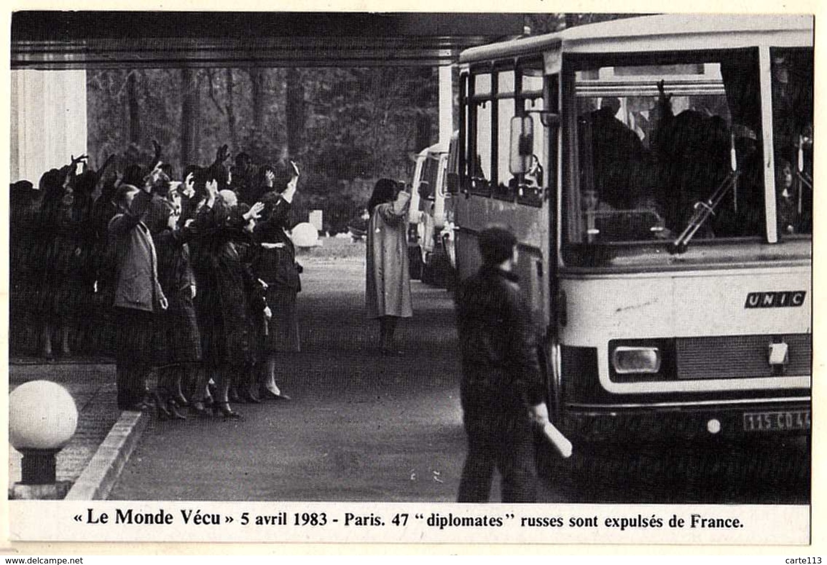 0 - F20269CPM - LE MONDE VECU - Serie H - 984  - 05/04/1983 - 47 Diplomates Russes Osnt Expulses De France - Très Bon ét - Eventi