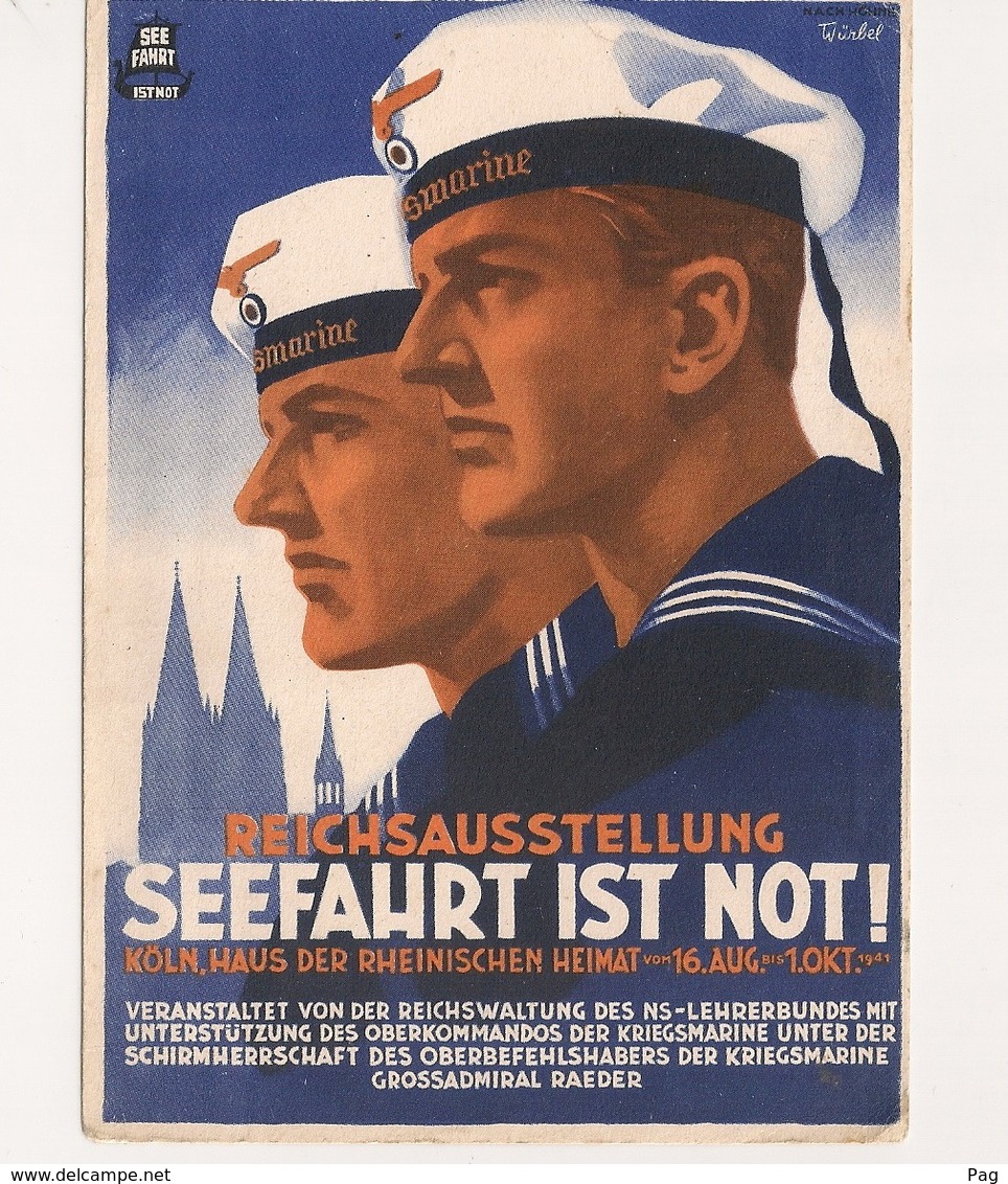 Propaganda Postcard - 1941 - "Seefahrt Ist Not" - Briefe U. Dokumente