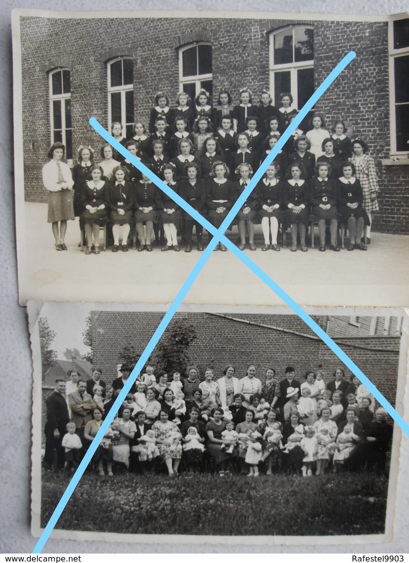 Photox2 ANZEGEM Wortegem Waregem 1939 School - Lieux