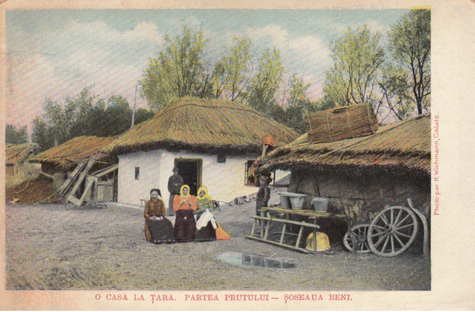 Romania , 1900-10s ; O Casa La Tara. Partea Prutului-Soseaua Reni - Romania