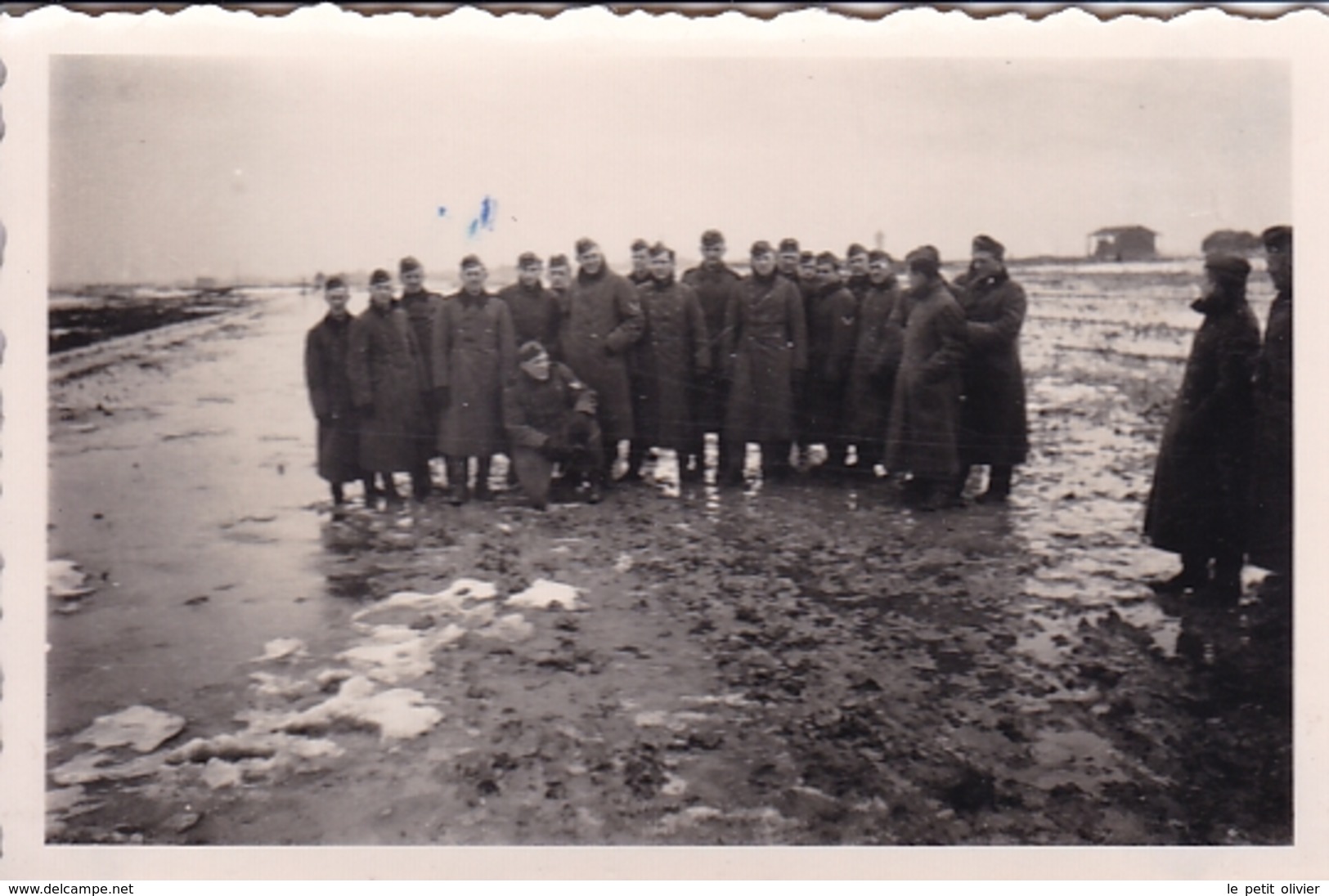 PHOTO ORIGINALE 39 / 45 WW2 WEHRMACHT FRANCE CALAIS SOLDATS ALLEMANDS SUR LA COTE - Guerre, Militaire