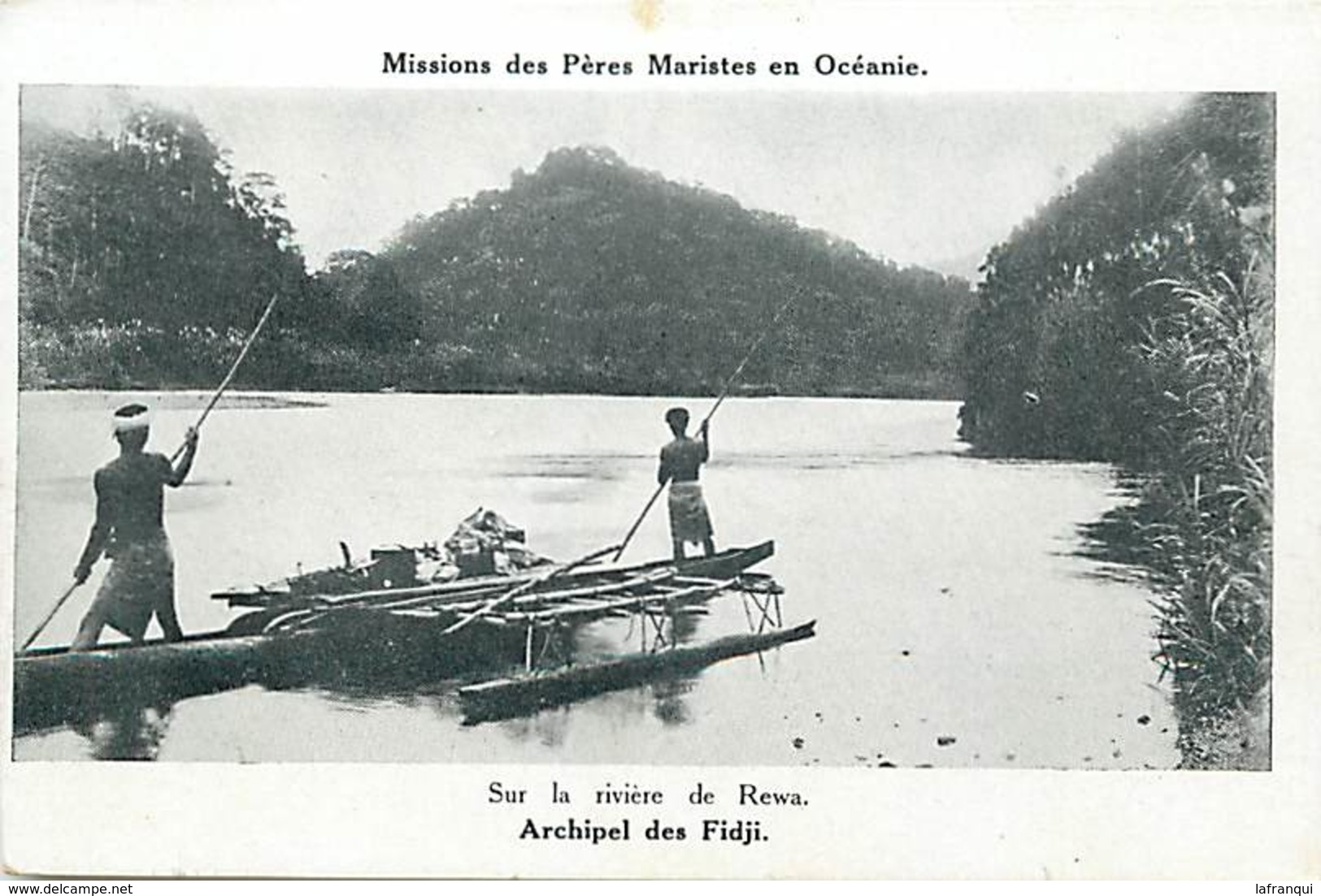 Pays Div-ref W304-oceanie -mission - Missions Des Peres Maristes -riviere De Rewa -archipel Des Fidji - - Fidji