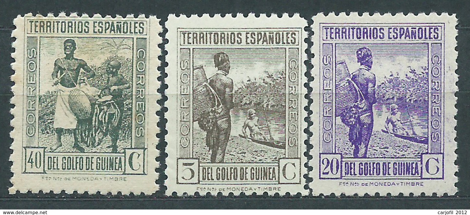 Guinea Correo 1941 Edifil 264/6 (*) Mng - Guinea Española