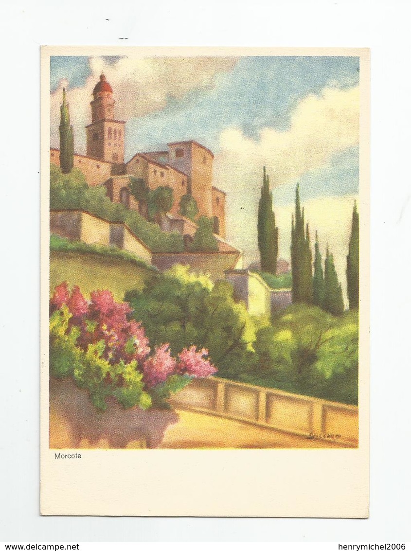 Suisse Tessin Morcote 1962 Illustrée - Morcote