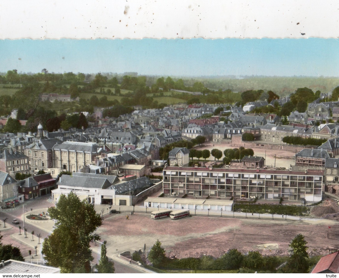 VILLEDIEU-LES-POELES VUE AERIENNE - Villedieu