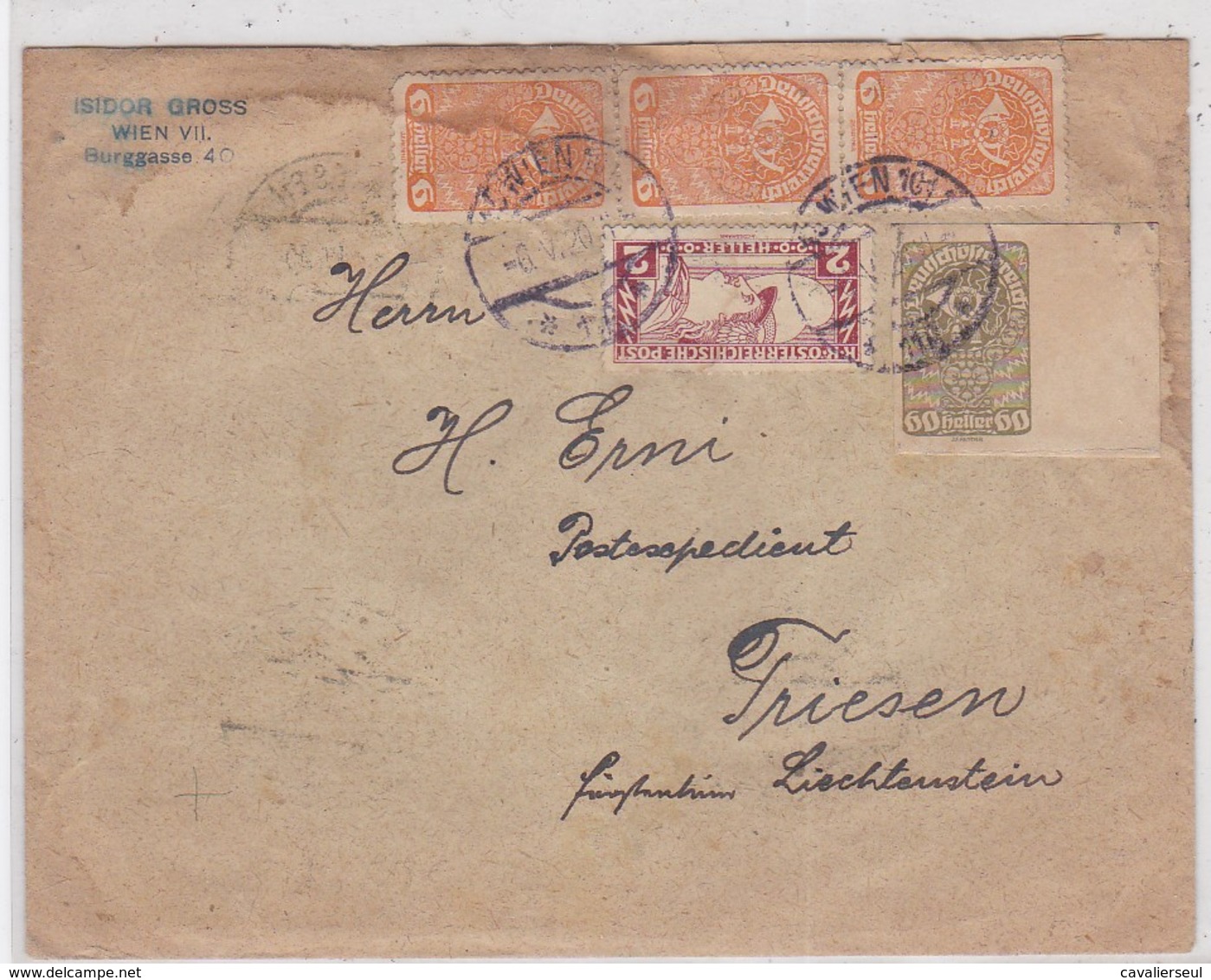 LSC -  WIEN / 6.5.20 - Lettres & Documents